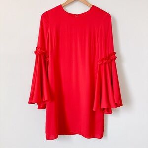 Milly Red Cassie Mini Dress